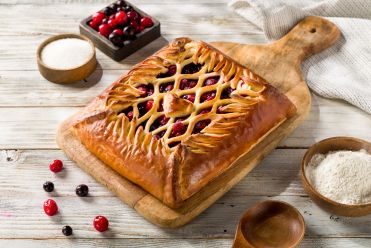 пирог с клюквой