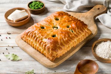 пирог с брынзой