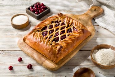 пирог с вишней