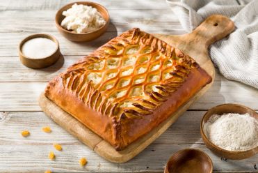 Пирог с творогом